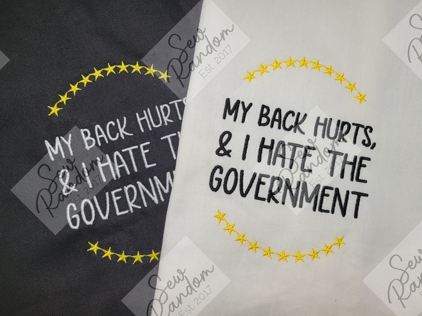 HATE GOVERNMENT TEA TOWEL