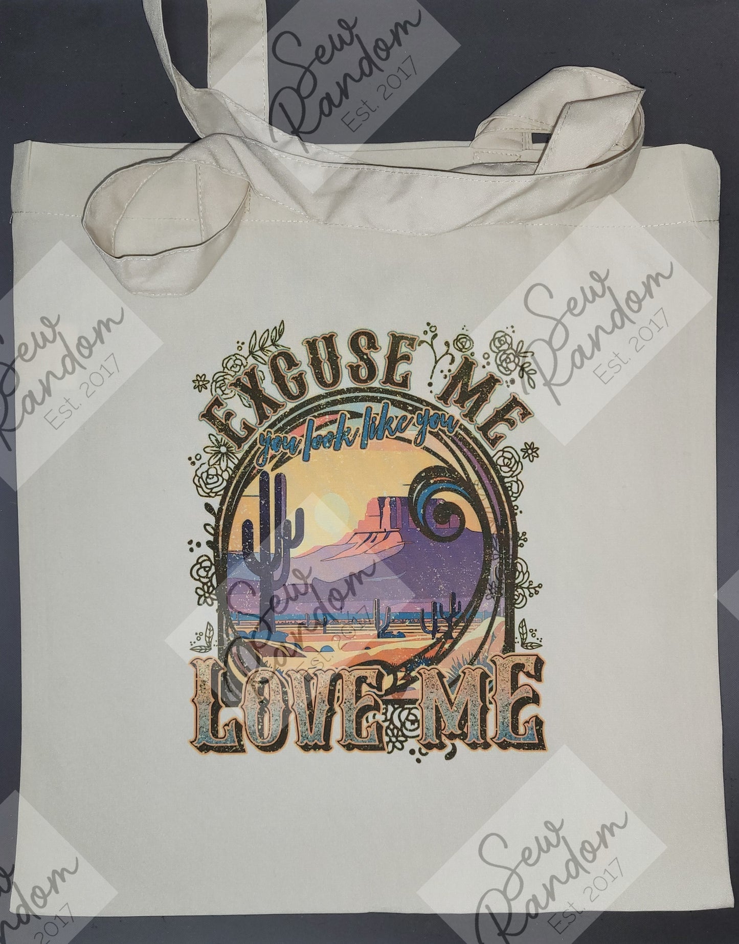 EXCUSE ME COUNTRY TOTE