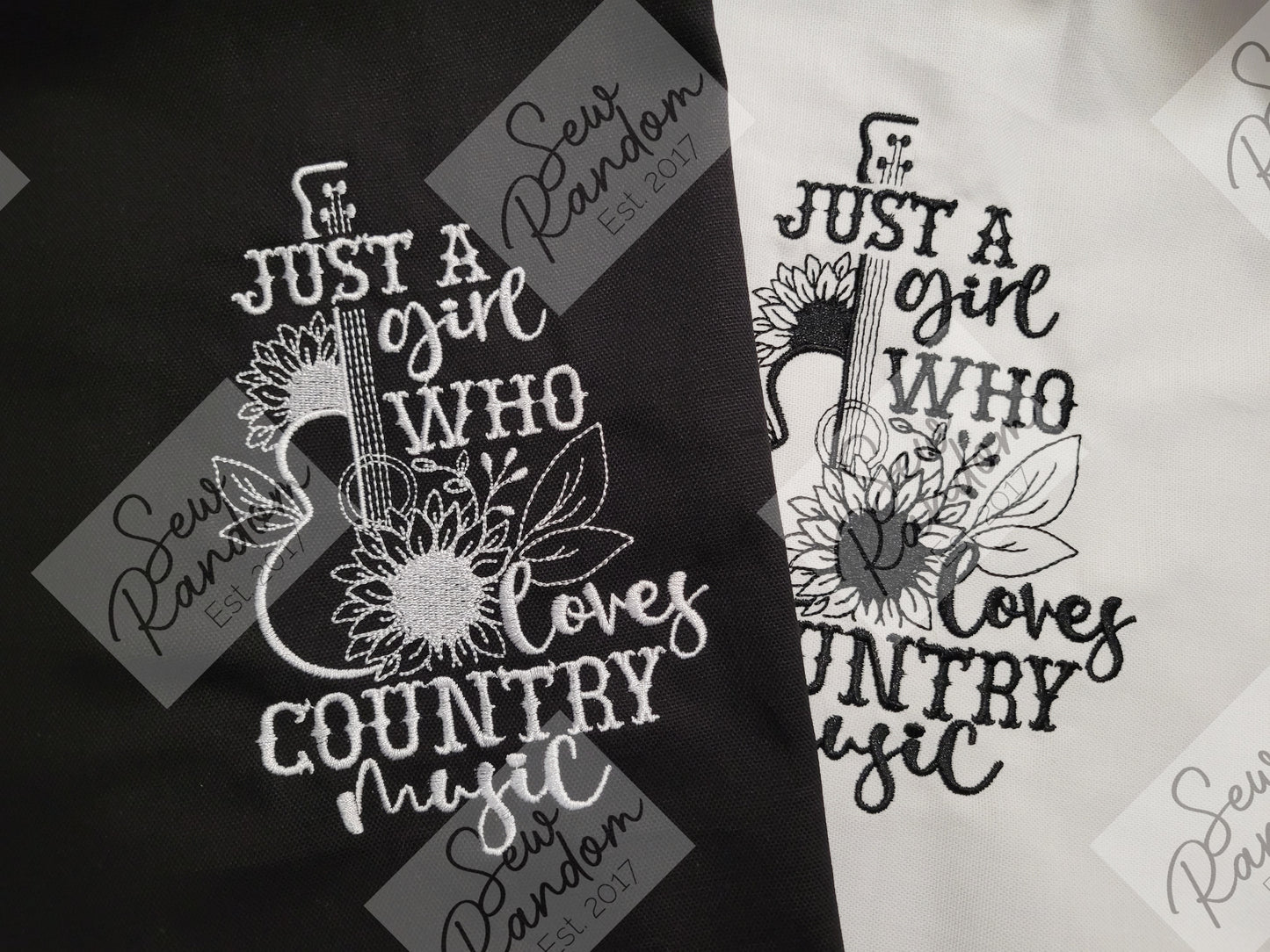 LOVES COUNTRY MUSIC 2 TEA TOWEL