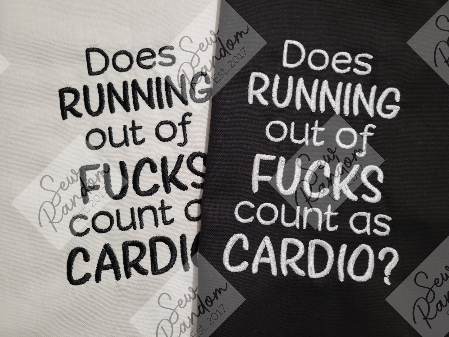 COUNT AS CARDIO TEA TOWEL