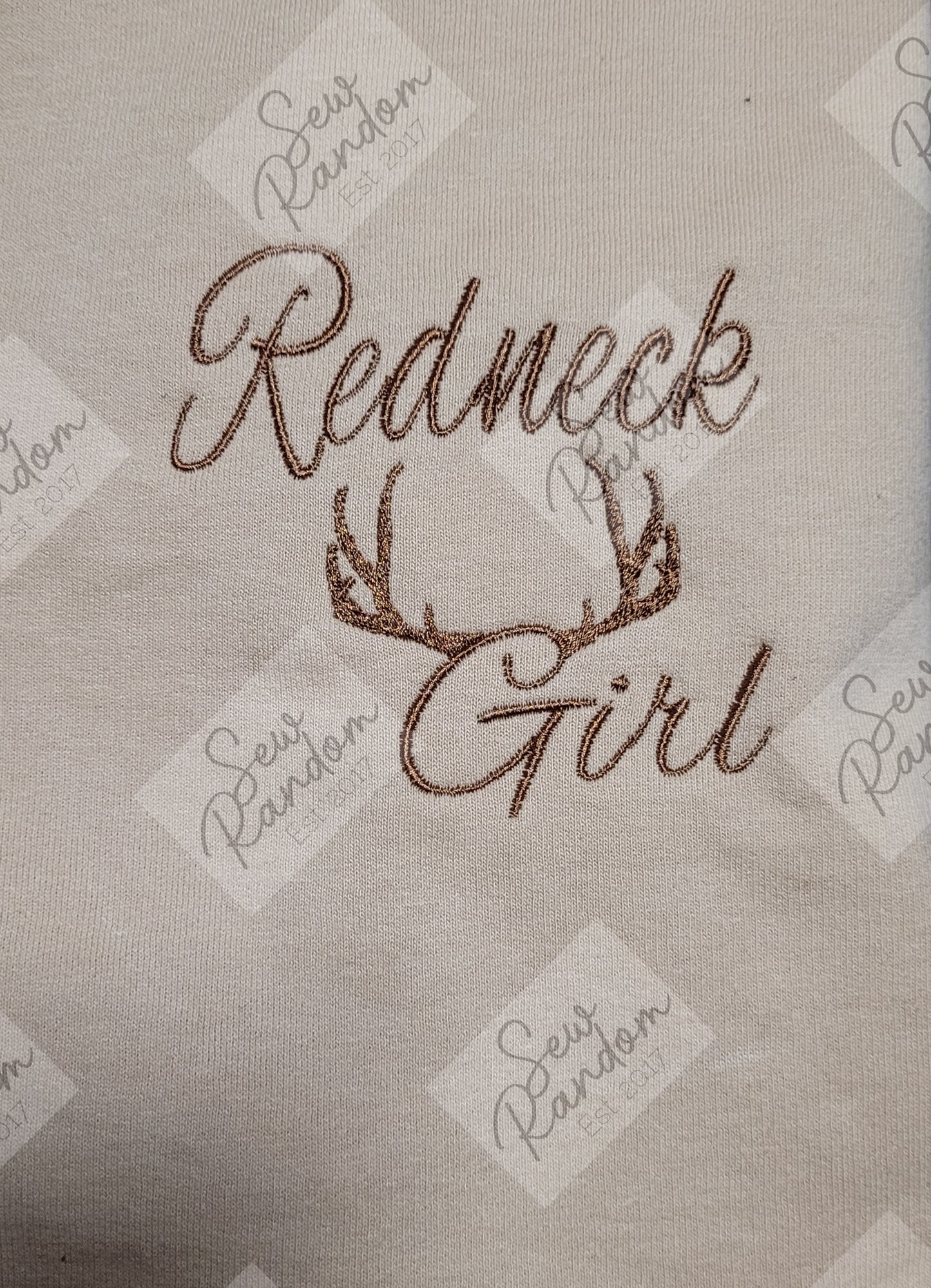 REDNECK GIRL EMBROIDERED TOP