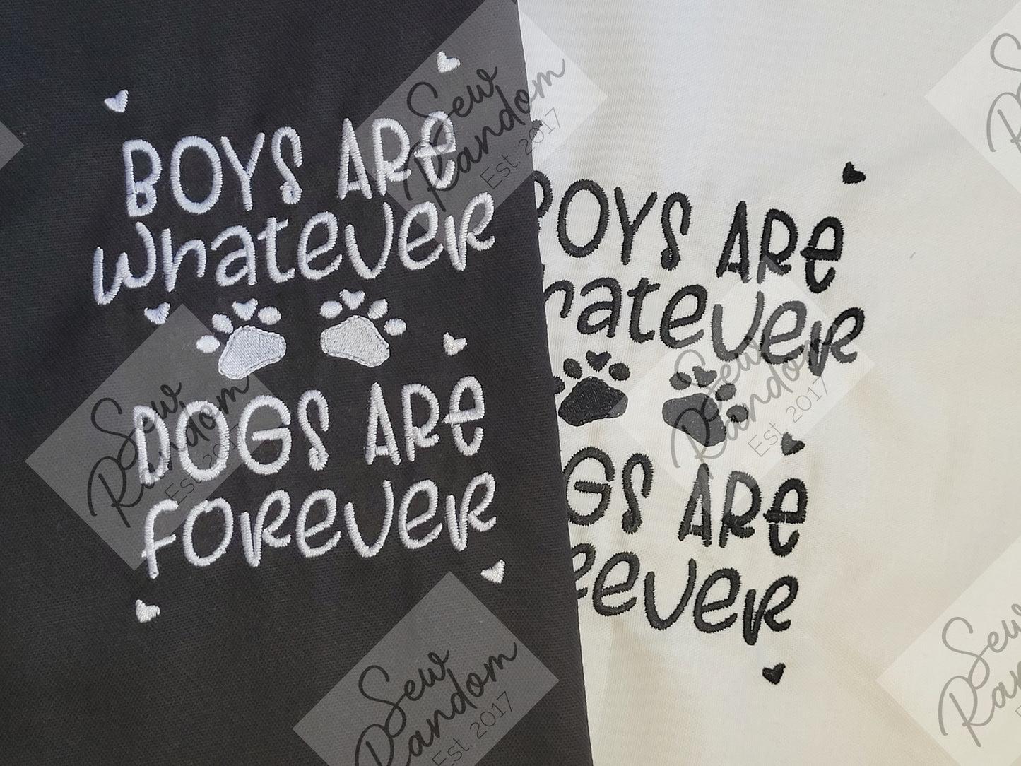 DOGS ARE FOREVER TEA TOWEL