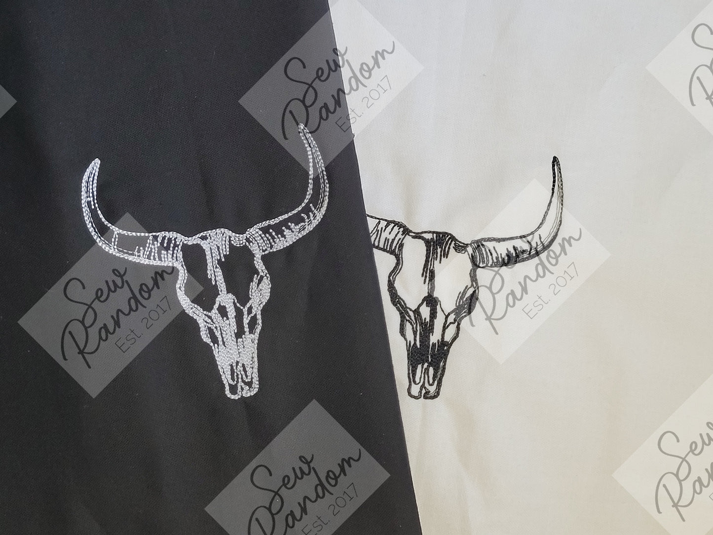 CATTLE SKULL TEA TOWEL
