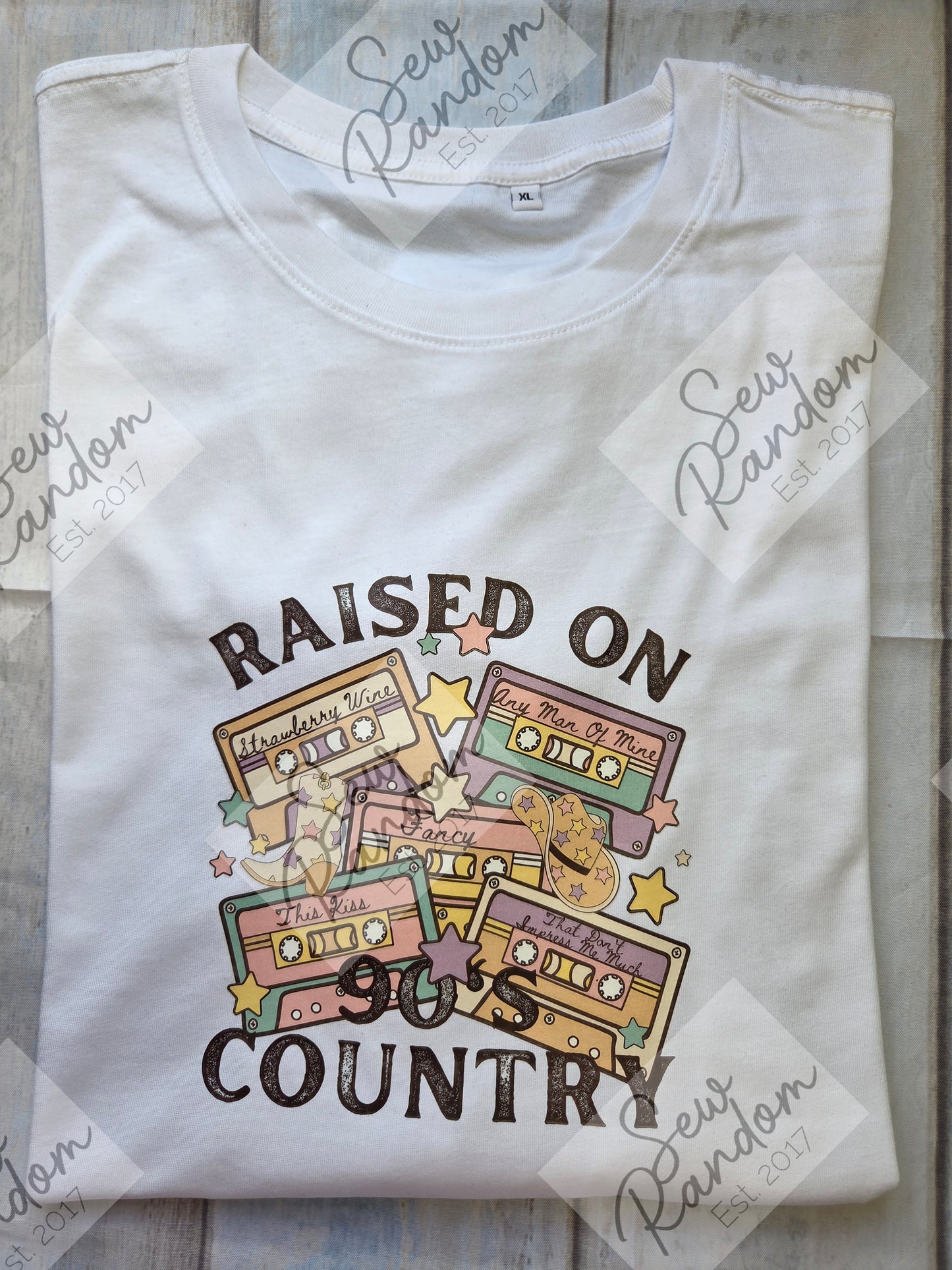 90s COUNTRY CASSETTES T SHIRT