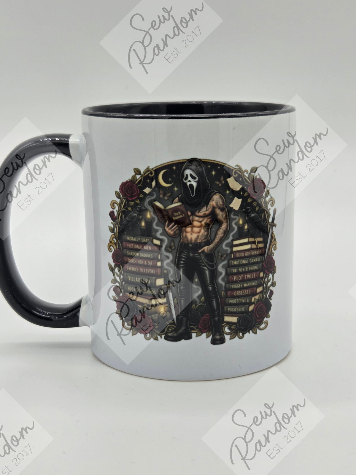 MASKED READER MUG