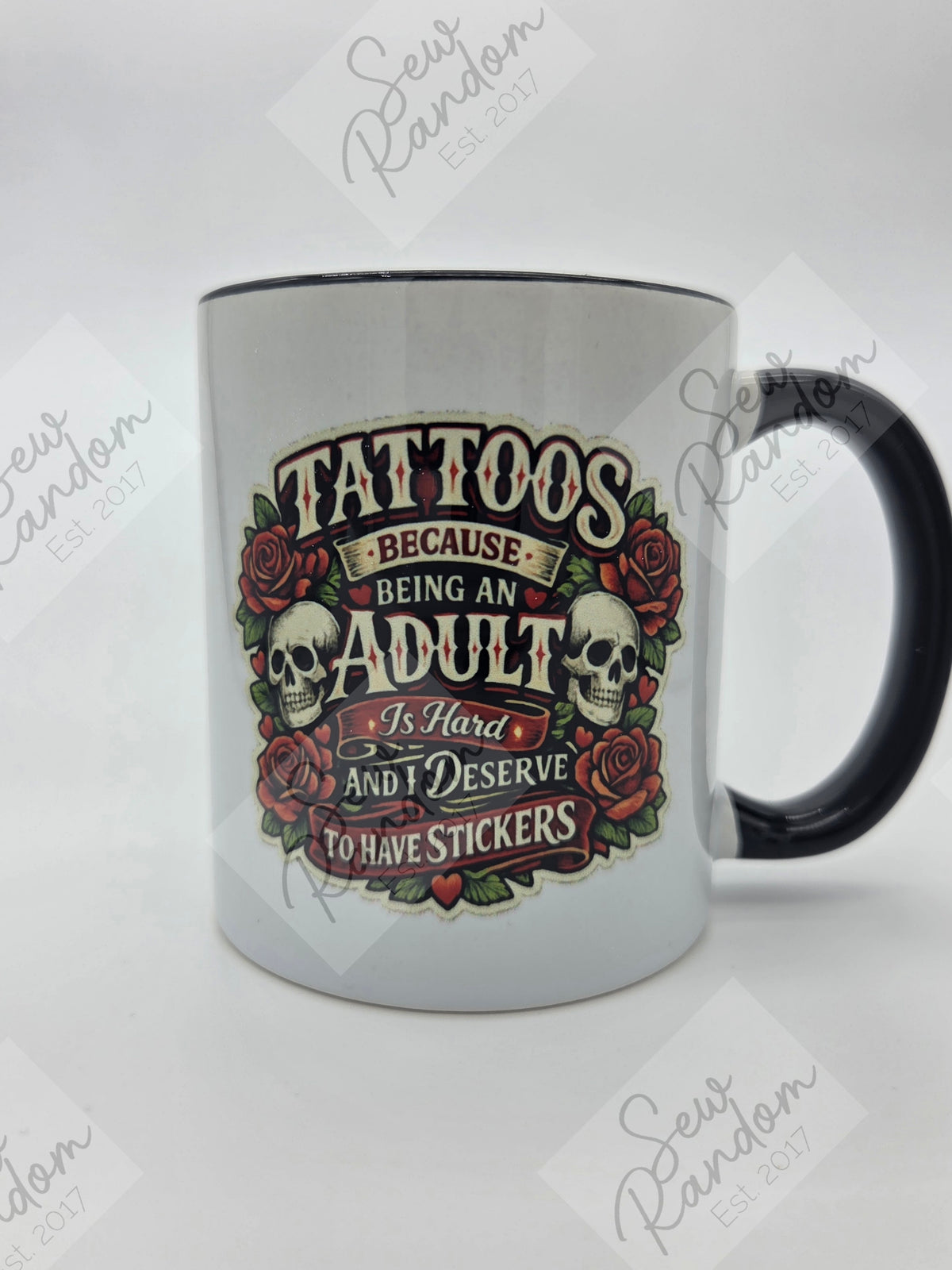 ADULT STICKERS MUG