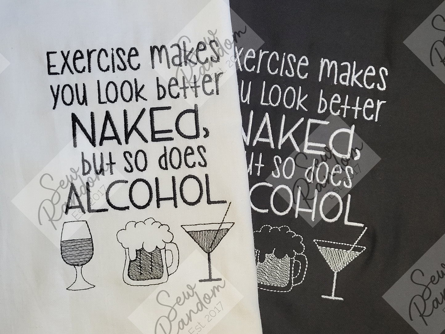 SO DOES ALCOHOL TEA TOWEL