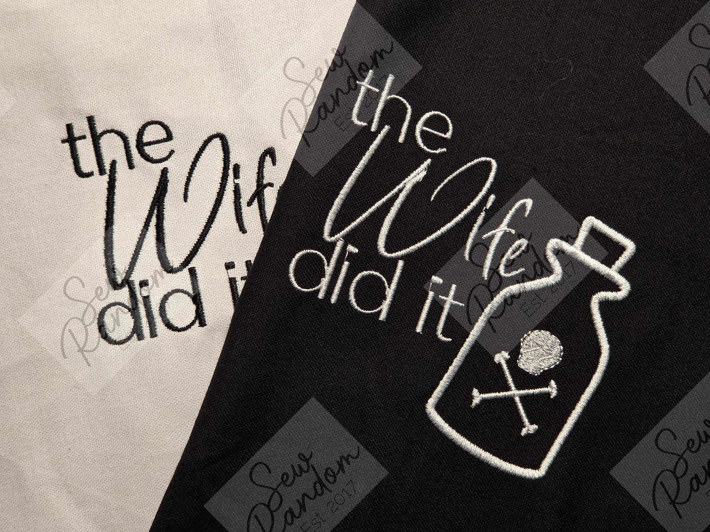 WIFE DID IT TEA TOWEL