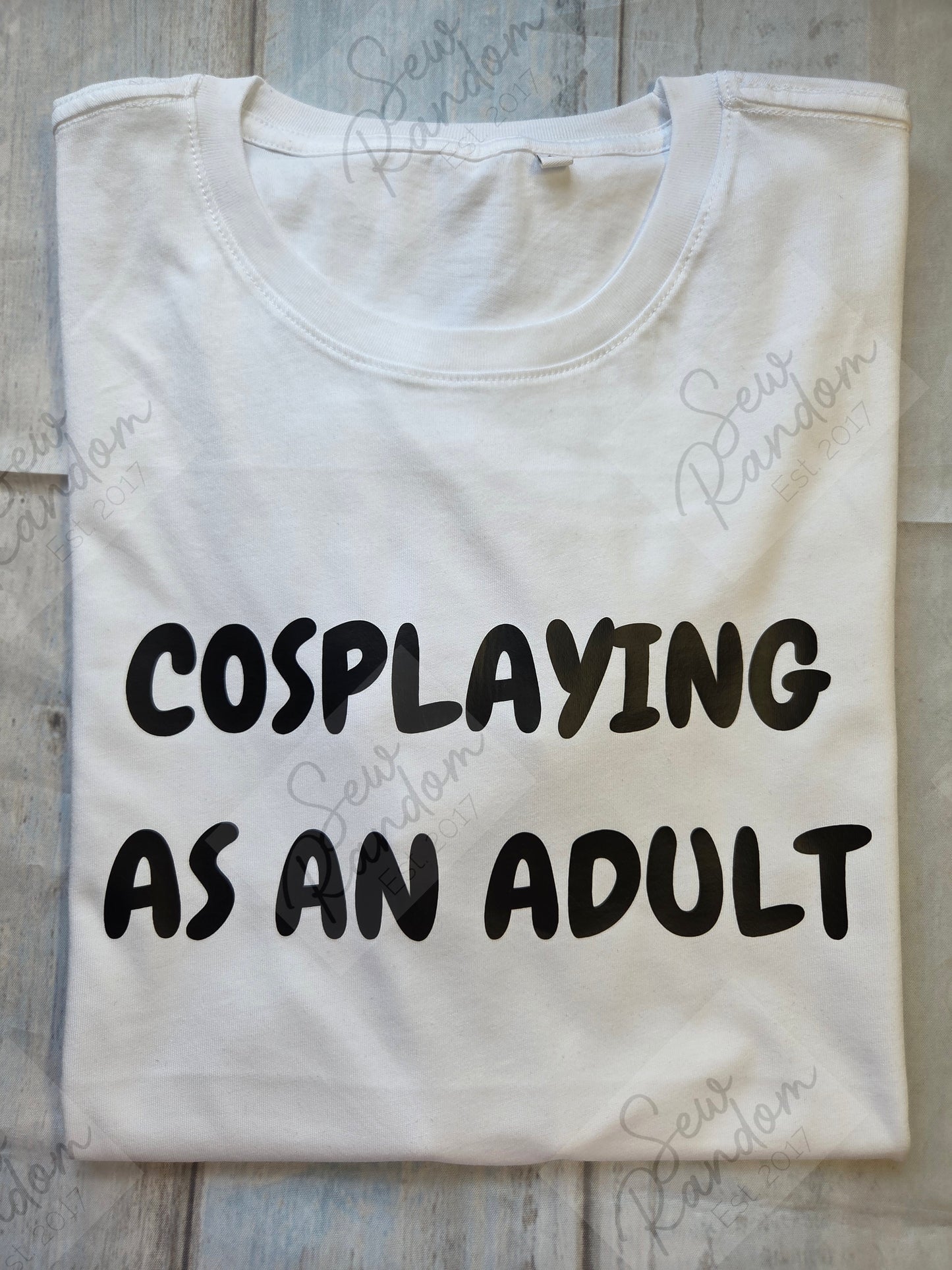 COSPLAYING ADULT T SHIRT