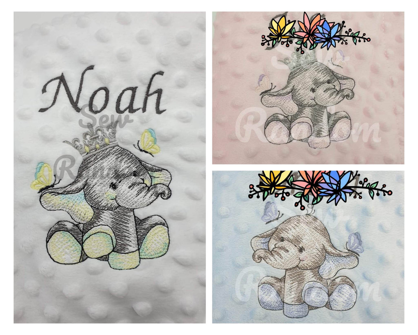 ELEPHANT BABY BLANKET