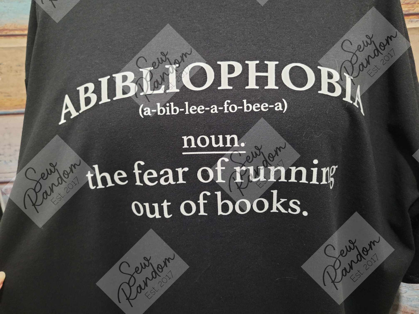 ABIBLIOPHOBIA T SHIRT