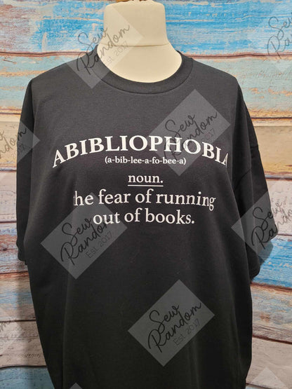 ABIBLIOPHOBIA T SHIRT