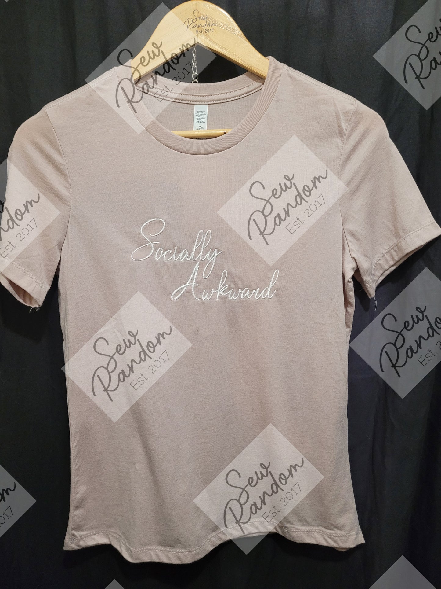 SOCIALLY AWKWARD LADIES T SHIRT