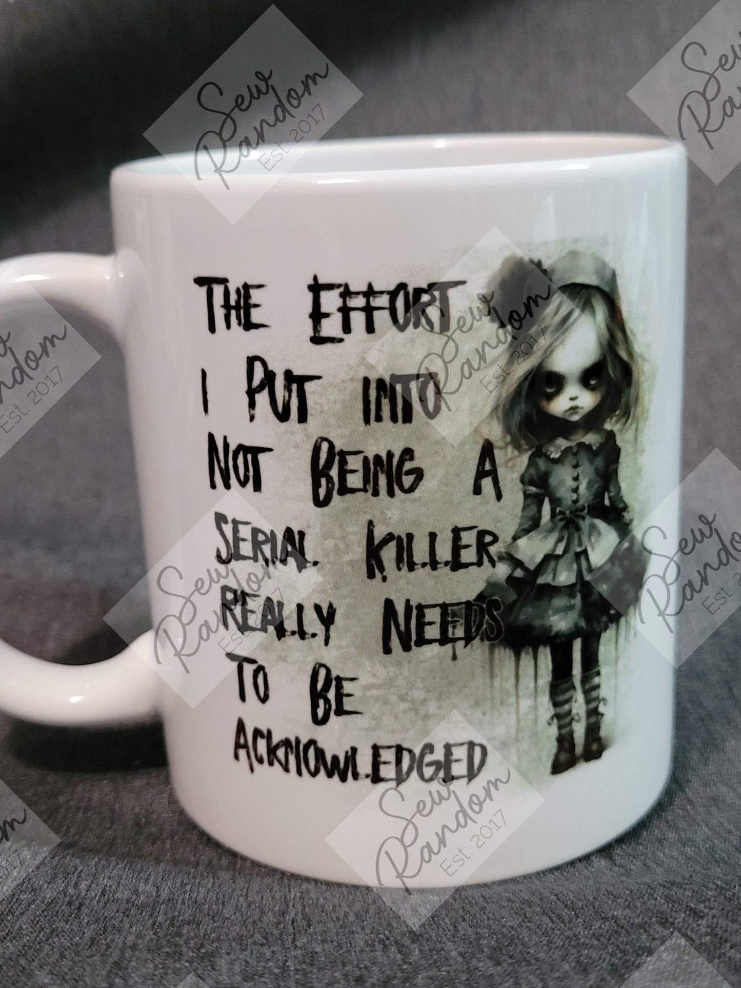 NOT A SERIAL KILLER MUG