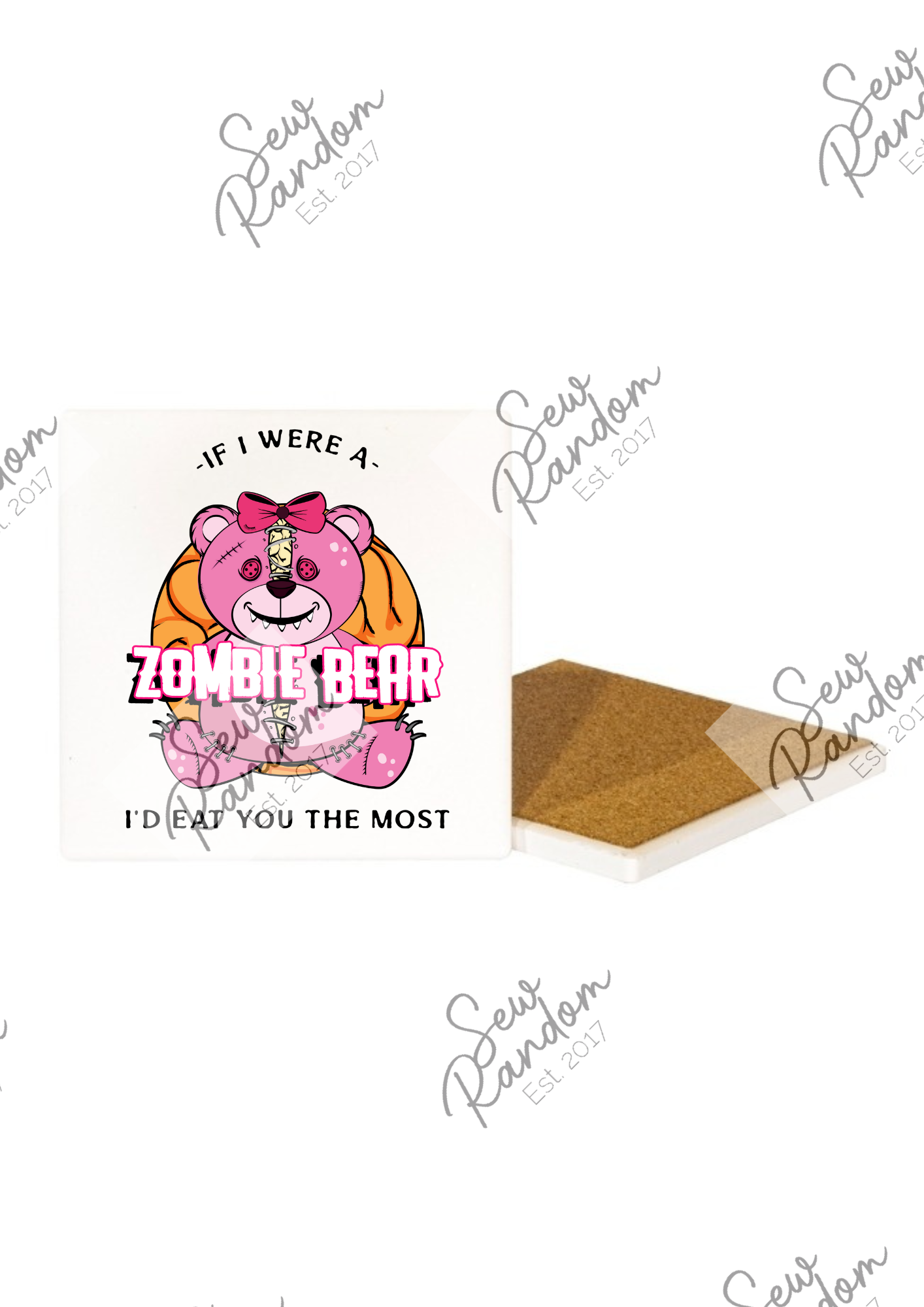 ZOMBIE BEAR COASTER