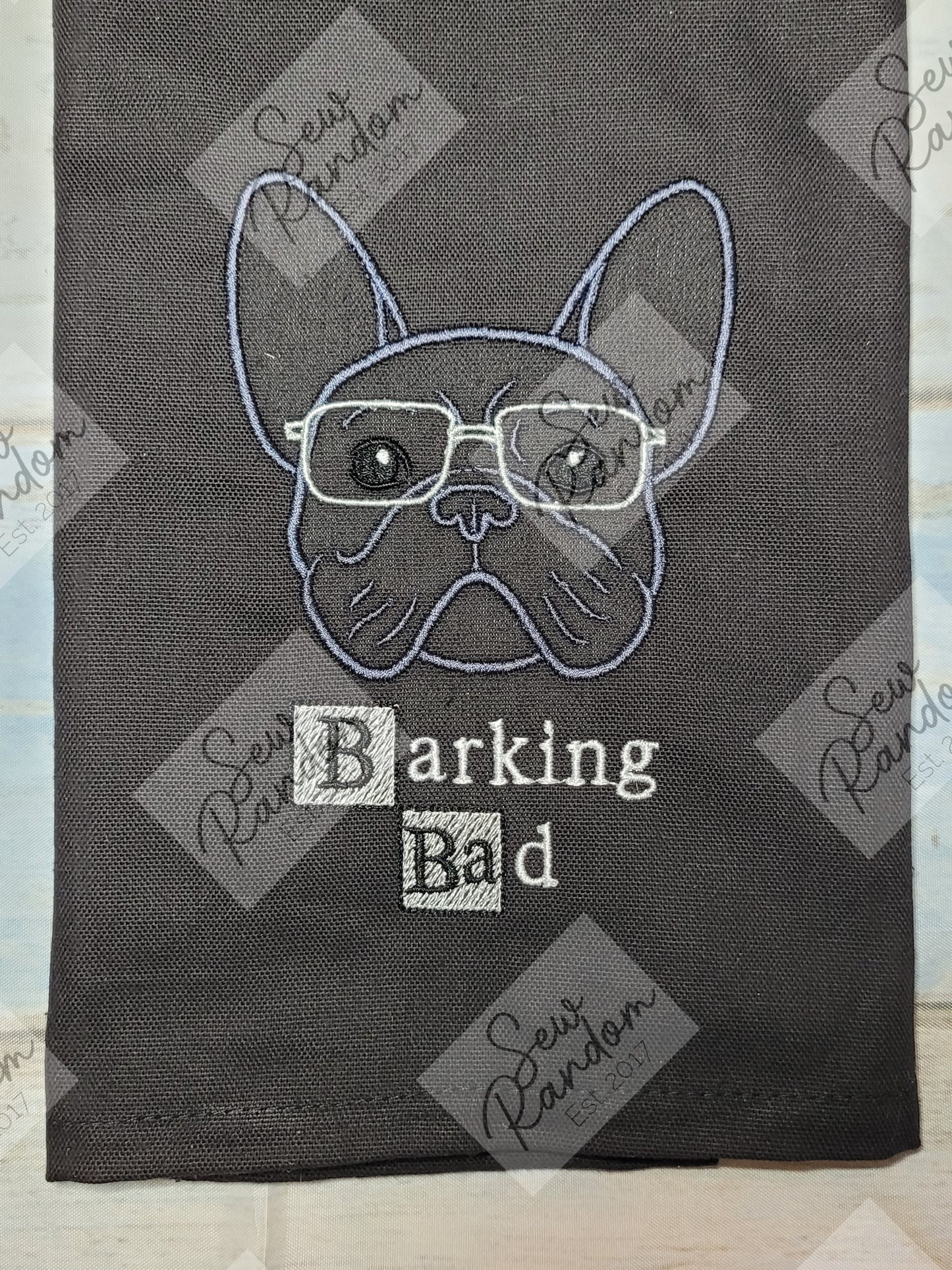 BARKING BAD TEA TOWEL