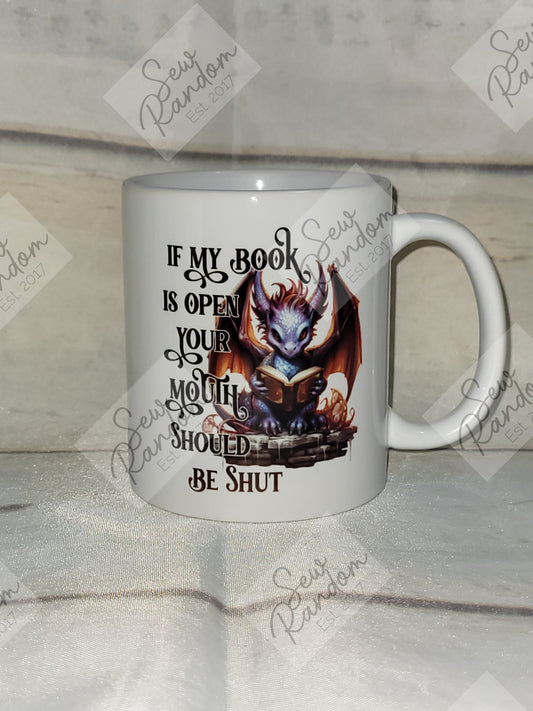 BOOK DRAGON MUG