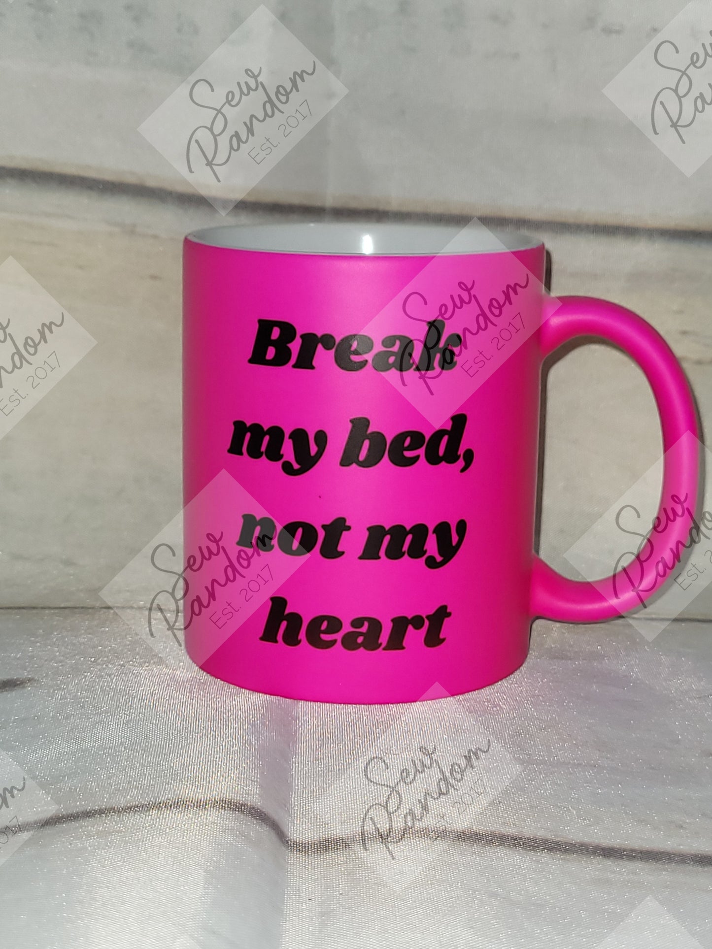 BREAK MY BED MUG