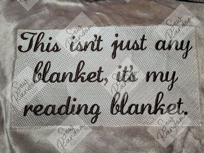 READING BLANKET