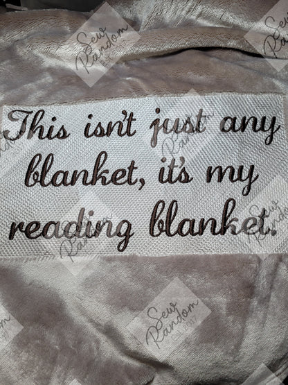 READING BLANKET