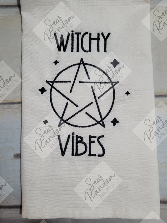 WITCHY VIBES TEA TOWEL