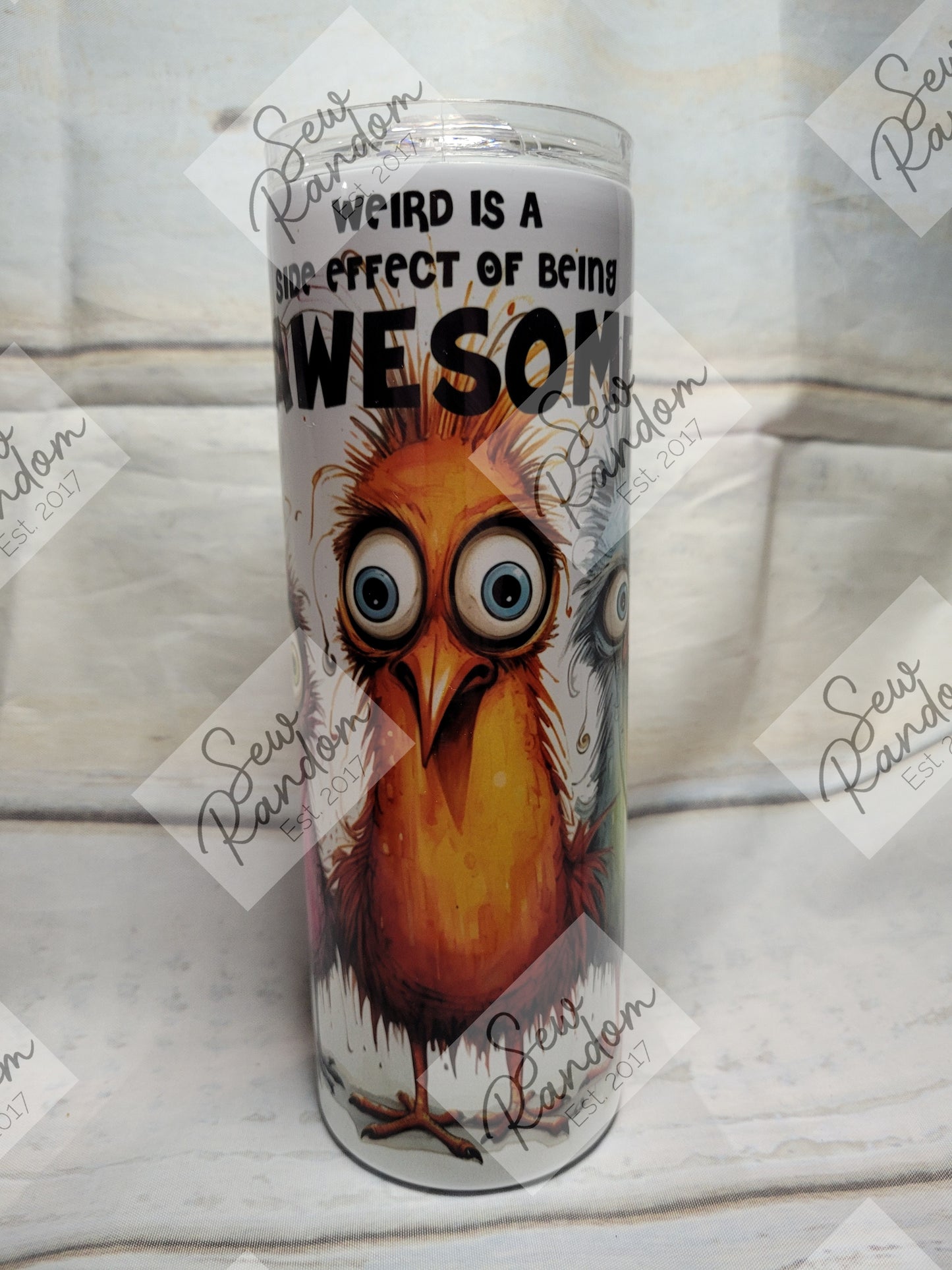 WEIRD IS AWESOME TUMBLER