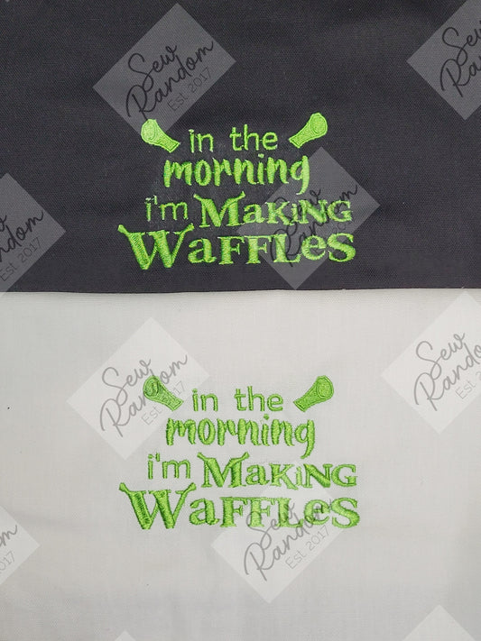 WAFFLES TEA TOWEL