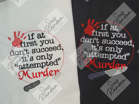 MURDER TEA TOWEL