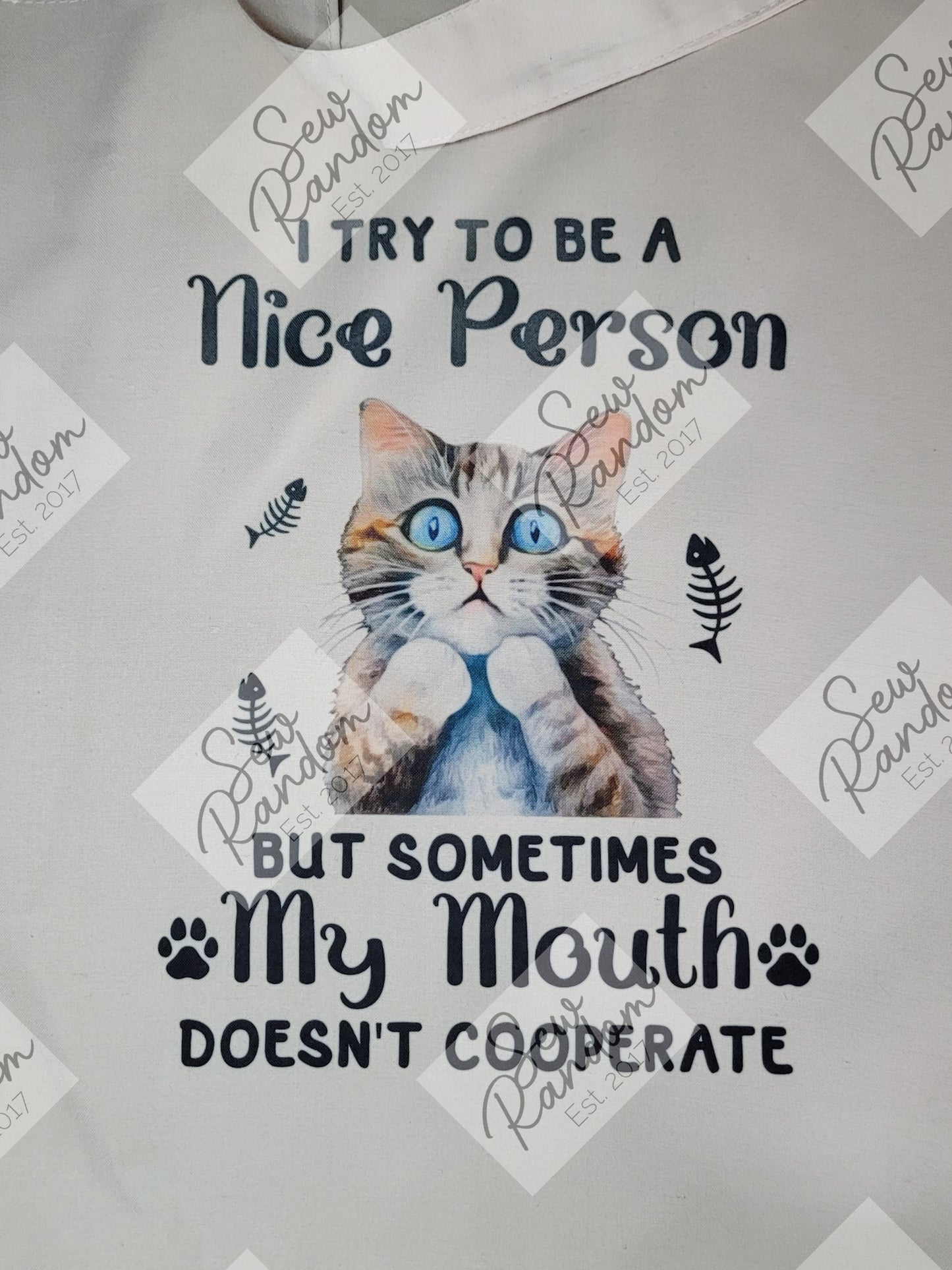 TRY TO BE NICE TOTE BAG