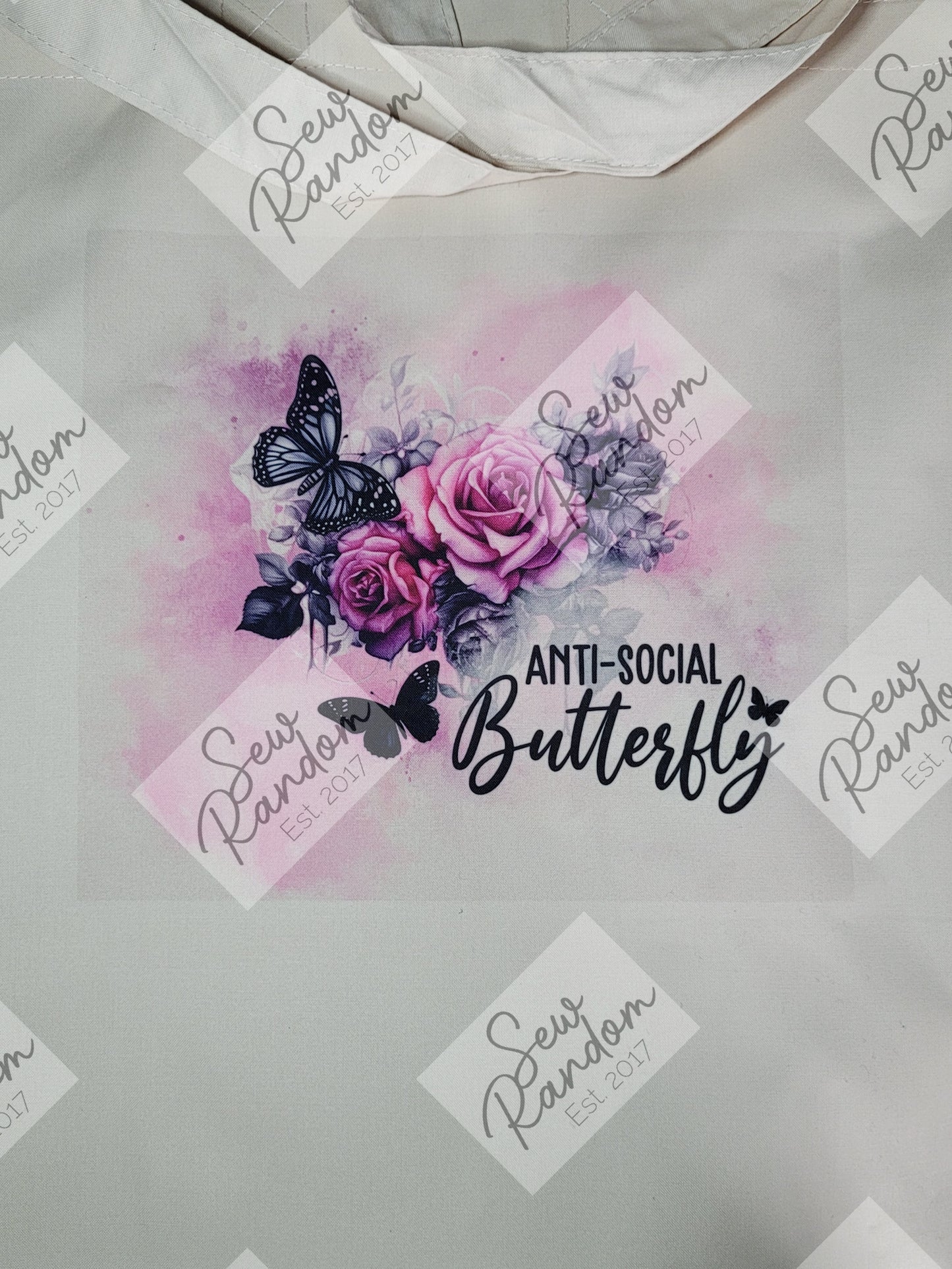 ANTISOCIAL BUTTERFLY TOTE BAG