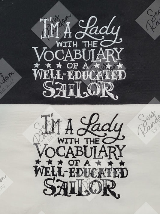 LADY VOCAB TEA TOWEL