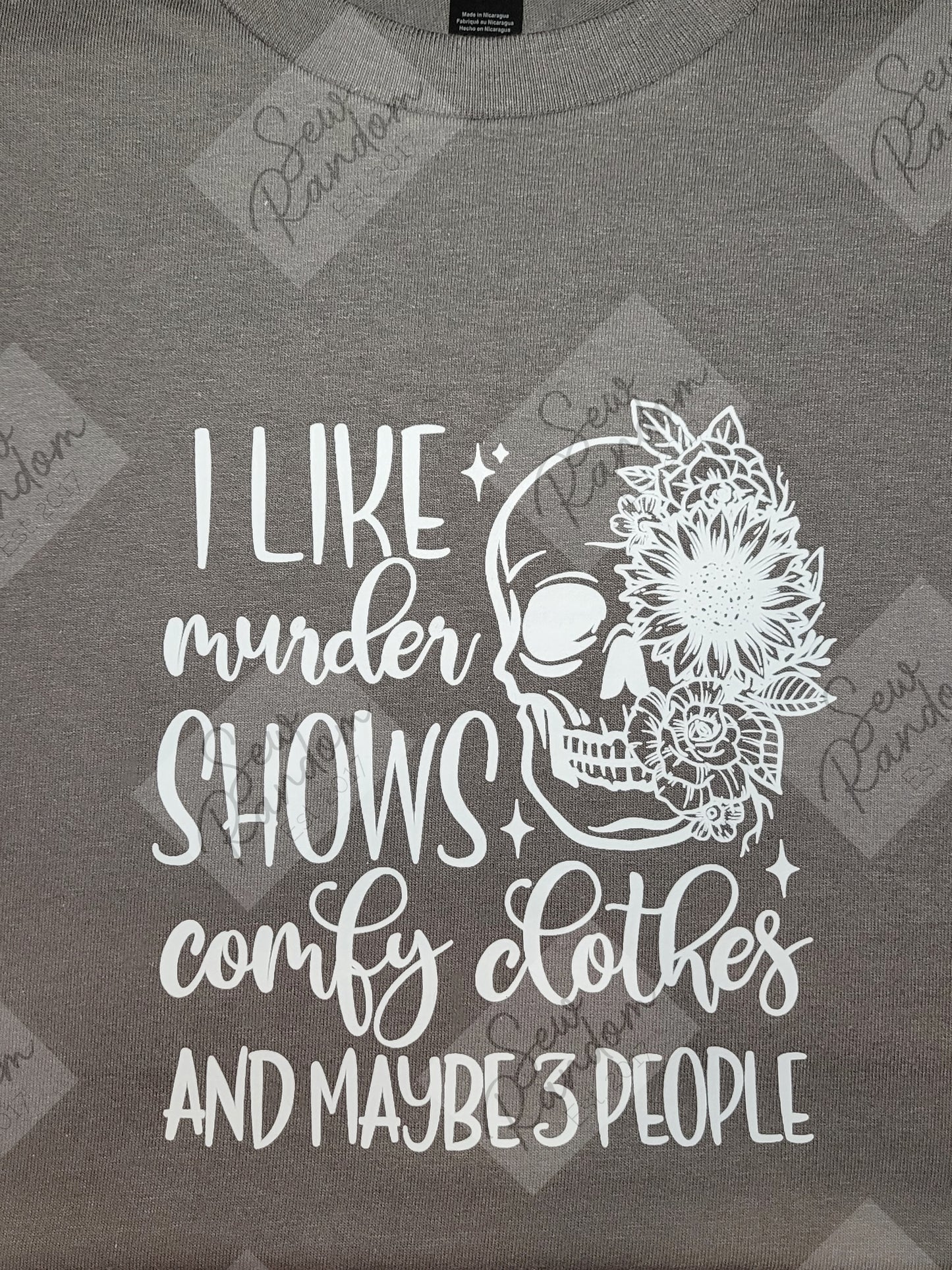 MURDER SHOWS PRINTED T SHIRT