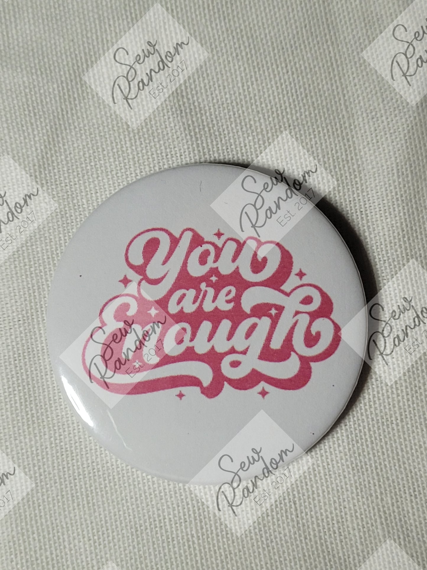 ENOUGH 58mm BADGE