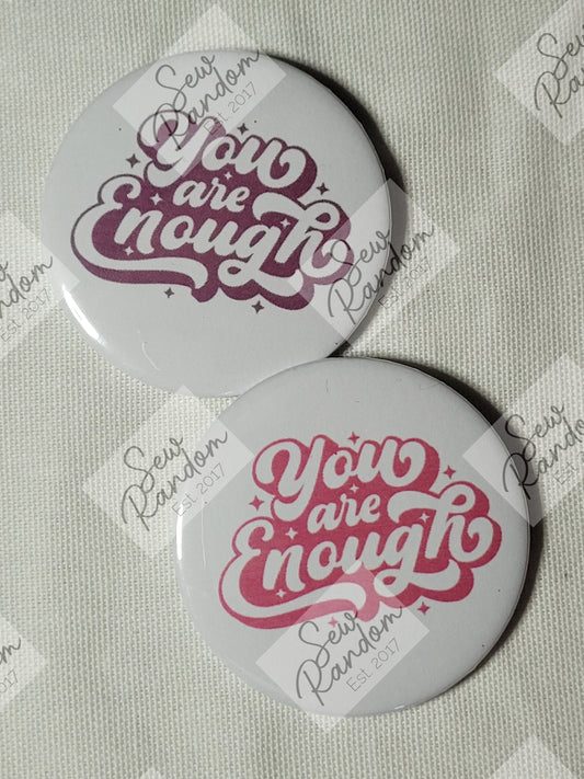 ENOUGH 58mm BADGE