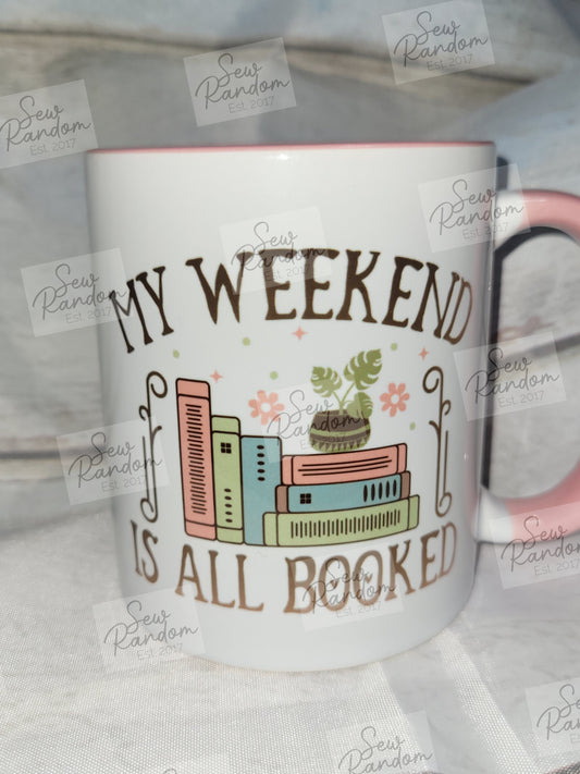 BOOKED WEEKEND MUG