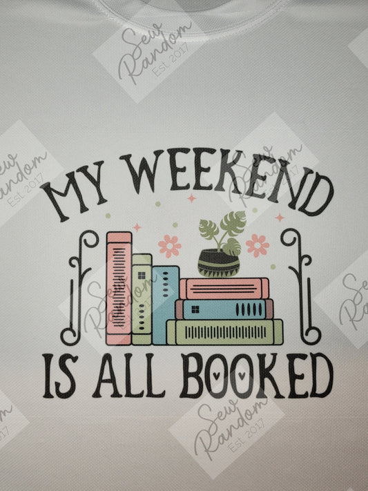 BOOKED WEEKEND T SHIRT