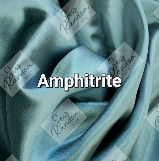 AMPHITRITE SATIN SCRUNCHIE