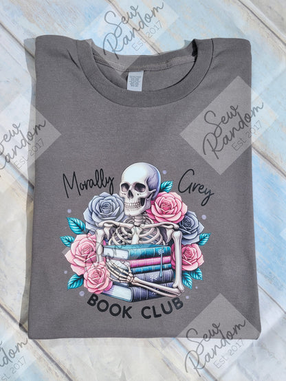 MORALLY GREY BOOK CLUB T SHIRT