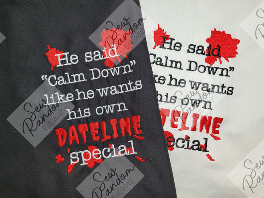 DATELINE TEA TOWEL