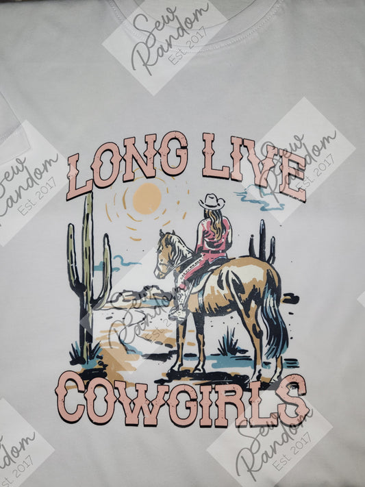 LONG LIVE COWGIRLS T SHIRT