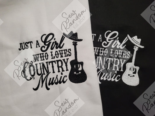 LOVES COUNTRY MUSIC 1 TEA TOWEL