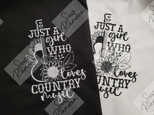 LOVES COUNTRY MUSIC 2 TEA TOWEL