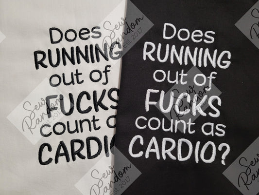 COUNT AS CARDIO TEA TOWEL