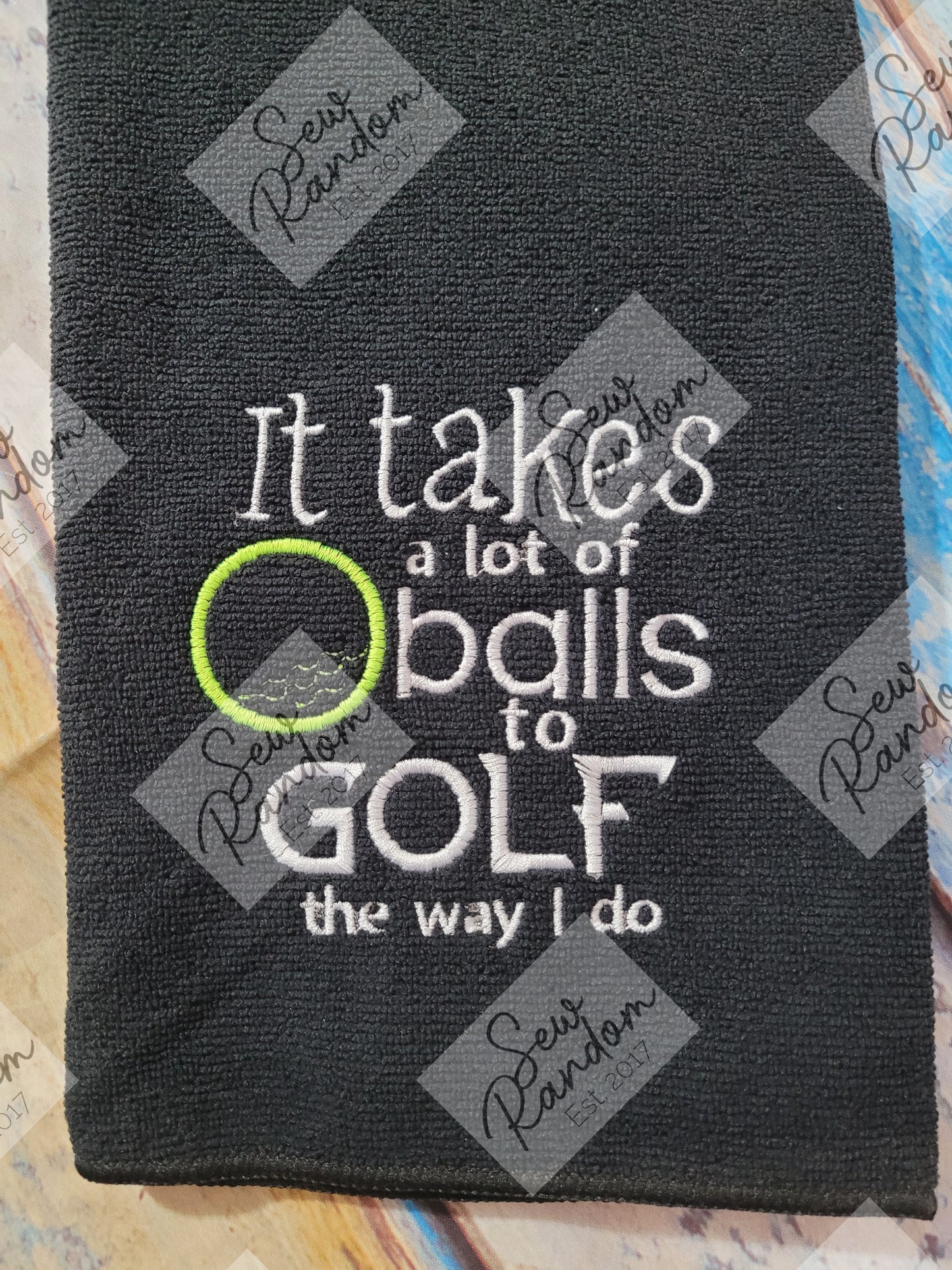 NOVELTY GOLF TOWEL