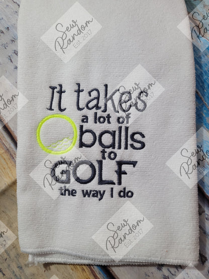 NOVELTY GOLF TOWEL