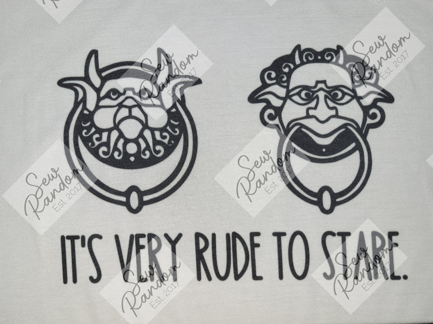 RUDE TO STARE T SHIRT