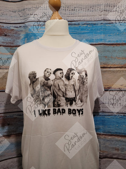 I LIKE BAD BOYS T SHIRT