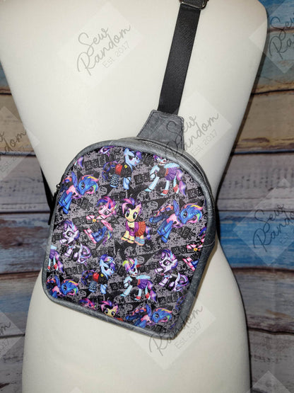 PUNK PONIES STANDARD SIZE SLING BAG