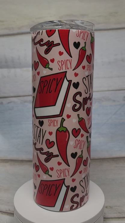 SPICY BOOK TUMBLER - PINK