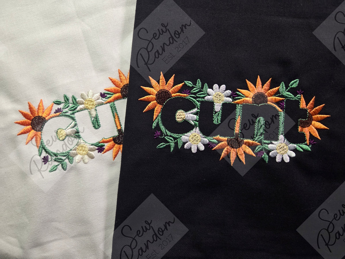 FLORAL CUNT TEA TOWEL